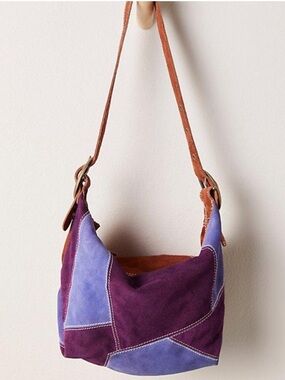 NWOT Free People Montage Suede Shoulder Bag